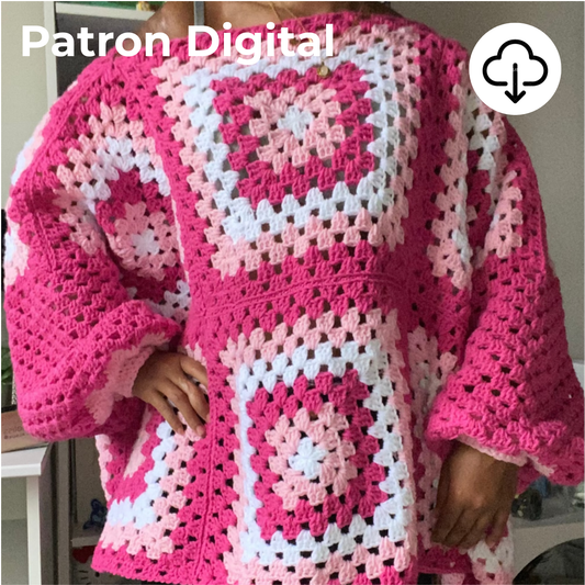 PATRON DIGITAL Pull Granny FR-EN